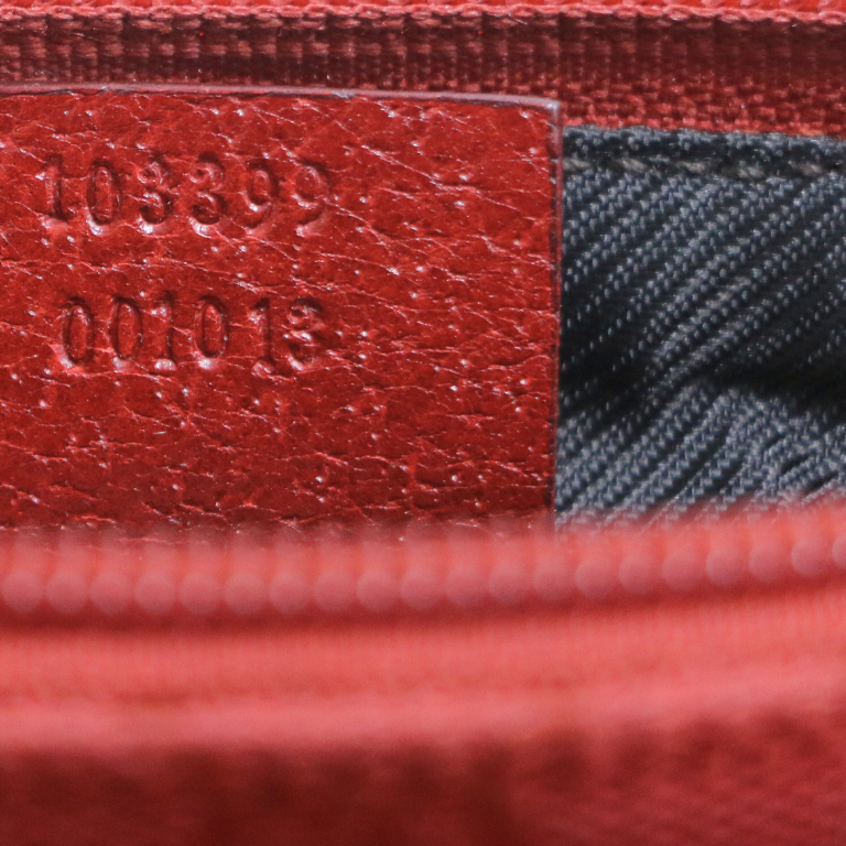 Gucci Handbag GG Canvas Bag 103399 Red