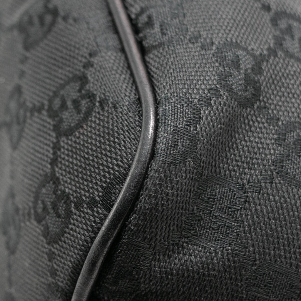 Gucci GG Canvas Leather Accessory Pouch Bag 07198