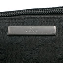Gucci GG Canvas Leather Accessory Pouch Bag 07198