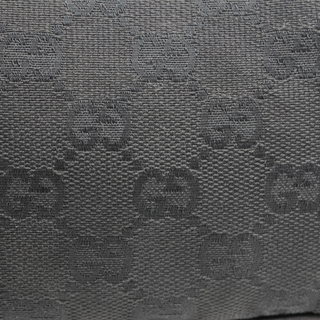 Gucci GG Canvas Leather Accessory Pouch Bag 07198