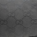 Gucci GG Canvas Leather Accessory Pouch Bag 07198