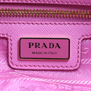 Prada Tessuto Nylon Saffiano Shopping Tote Begonia