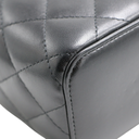 Chanel  Lambskin Quilted Mini Vanity Case With Chain Black