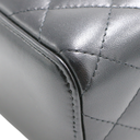 Chanel  Lambskin Quilted Mini Vanity Case With Chain Black