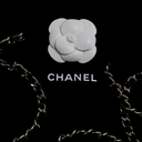 Chanel  Lambskin Quilted Mini Vanity Case With Chain Black