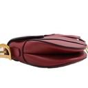 Christian Dior Smooth Calfskin Saddle Bag Red