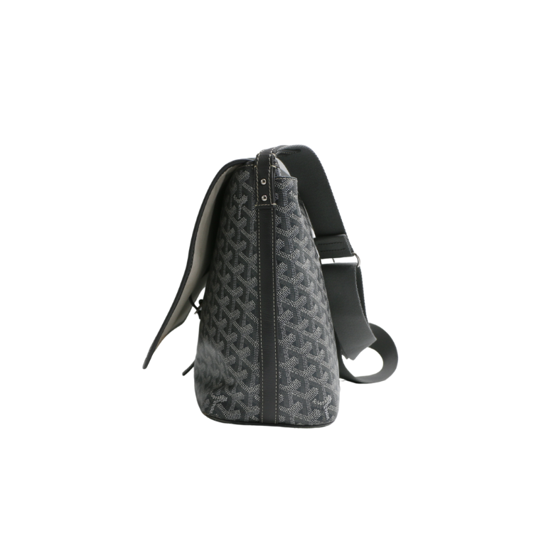 Goyard Grey Monogram Messenger Bag