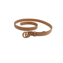 Gucci Leather Belt With Double G Beige Buckle 409417 Size 85 34