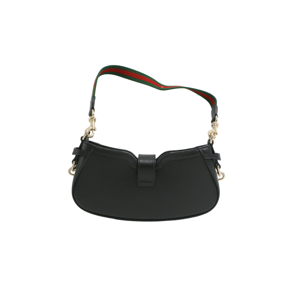 Gucci Moon Side Mini Leather Shoulder Bag Black 786015
