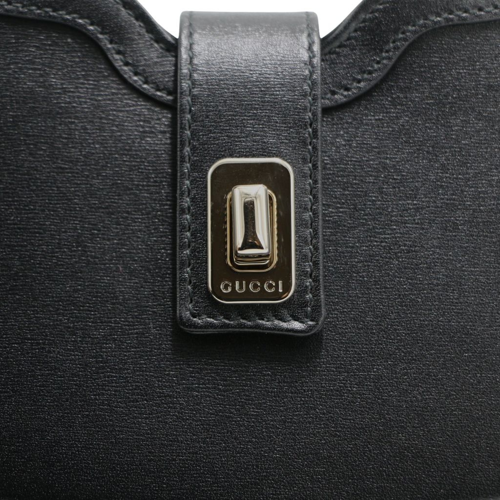 Gucci Moon Side Mini Leather Shoulder Bag Black 786015