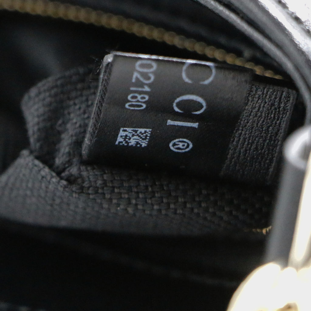 Gucci Moon Side Mini Leather Shoulder Bag Black 786015