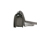 Chanel Galuchat Stingray Small Boy Flap Bag Silver