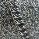 Chanel Galuchat Stingray Small Boy Flap Bag Silver