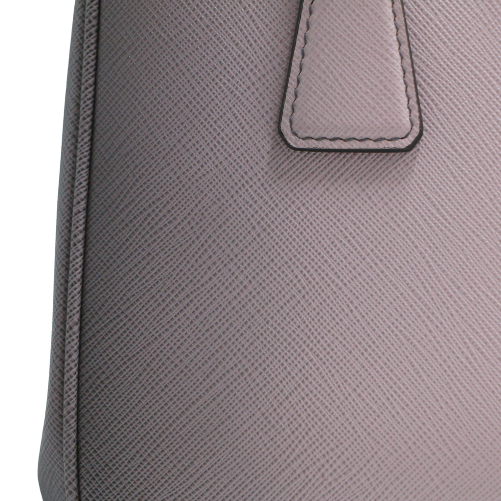 Prada Pink Ombre Saffiano Small Double Zip Galleria Tote