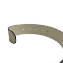 Gucci 2015 Re-Edition Wide Leather Belt White 400593 85 34