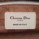 Christian Dior My Lady Dior Cannage Leather Handbag White 