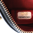 Chanel Shiny Goatskin Quilted Chanel 19 Round Clutch With Chain Black