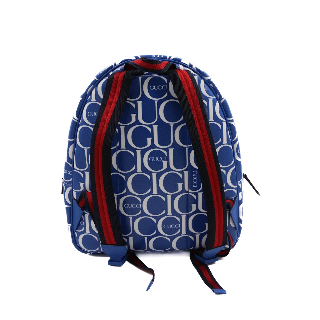 Gucci Backpack In White and Blue 433578