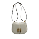Fendi Zucca FF C'mon Small White Bag