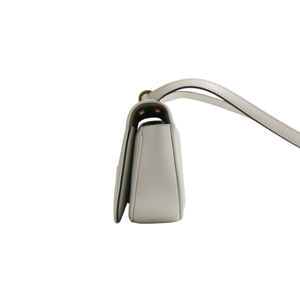 Fendi Zucca FF C'mon Small White Bag