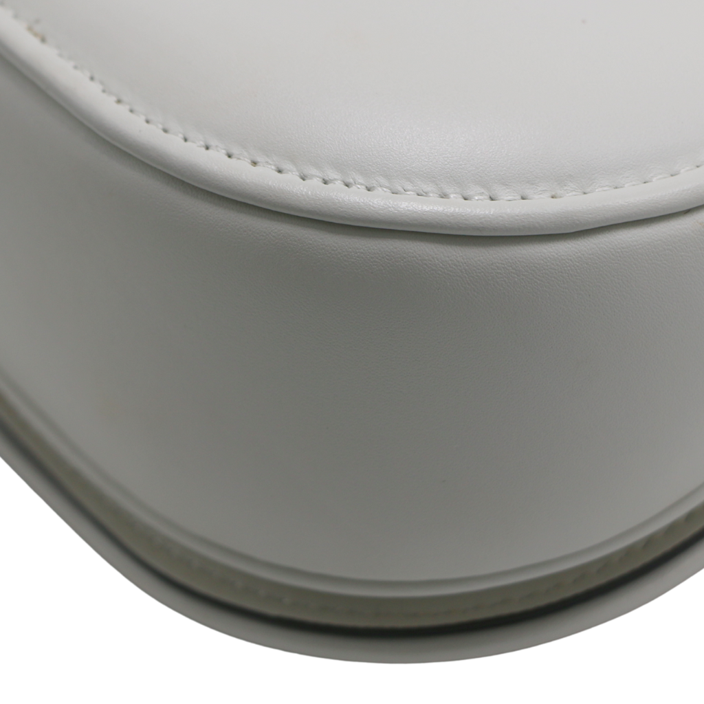 Fendi Zucca FF C'mon Small White Bag