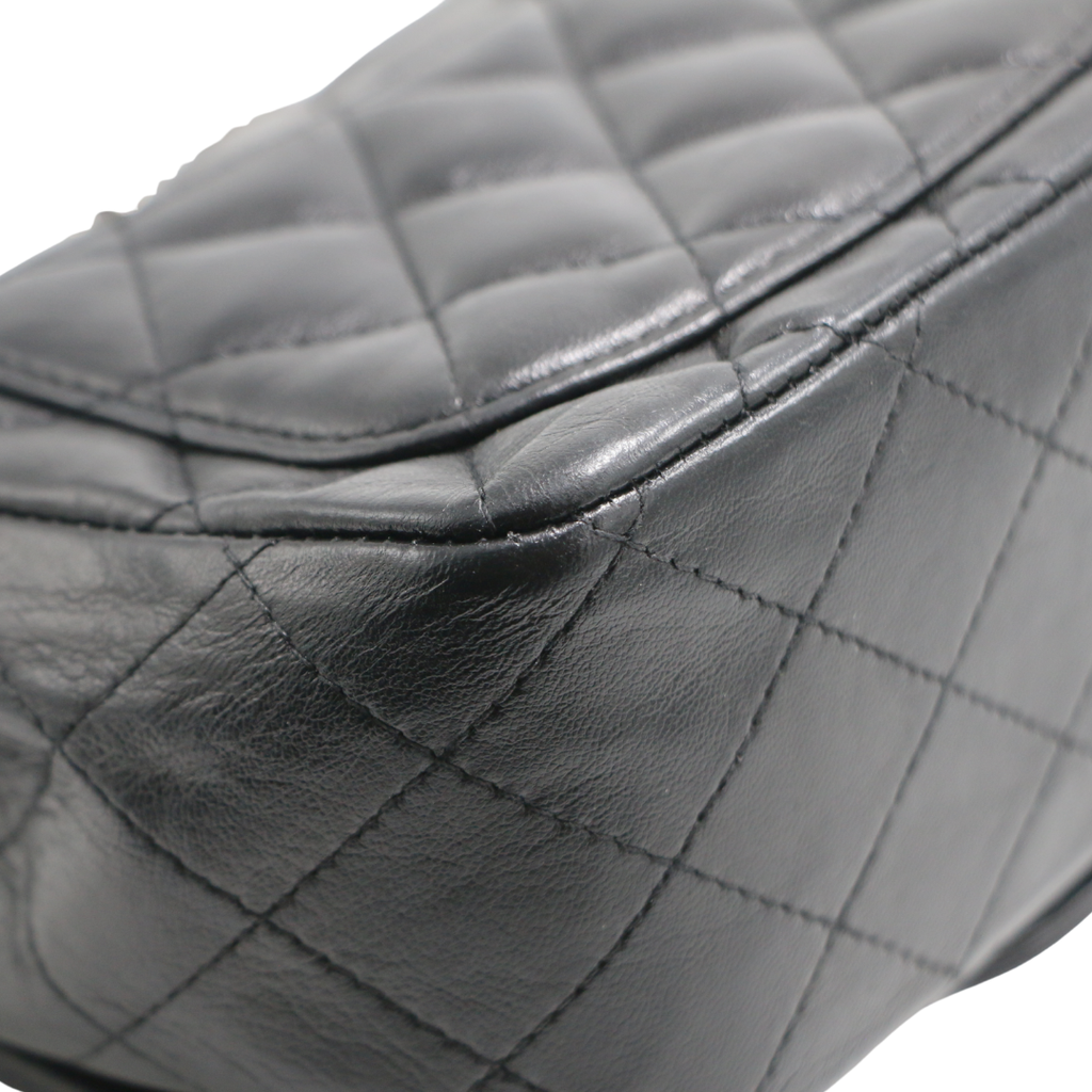 Chanel Lambskin Quilted Mini Square Flap Black