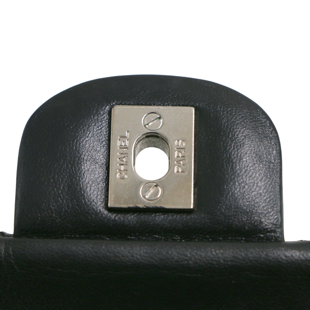 Chanel Lambskin Quilted Mini Square Flap Black