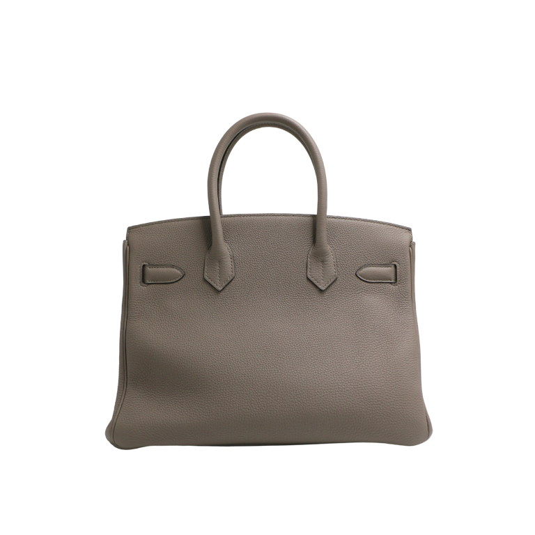 Hermes Birkin 30 Etain Clemence Leather 2018 