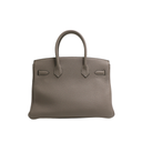 Hermes Birkin 30 Etain Clemence Leather 2018 
