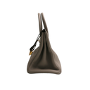 Hermes Birkin 30 Etain Clemence Leather 2018 