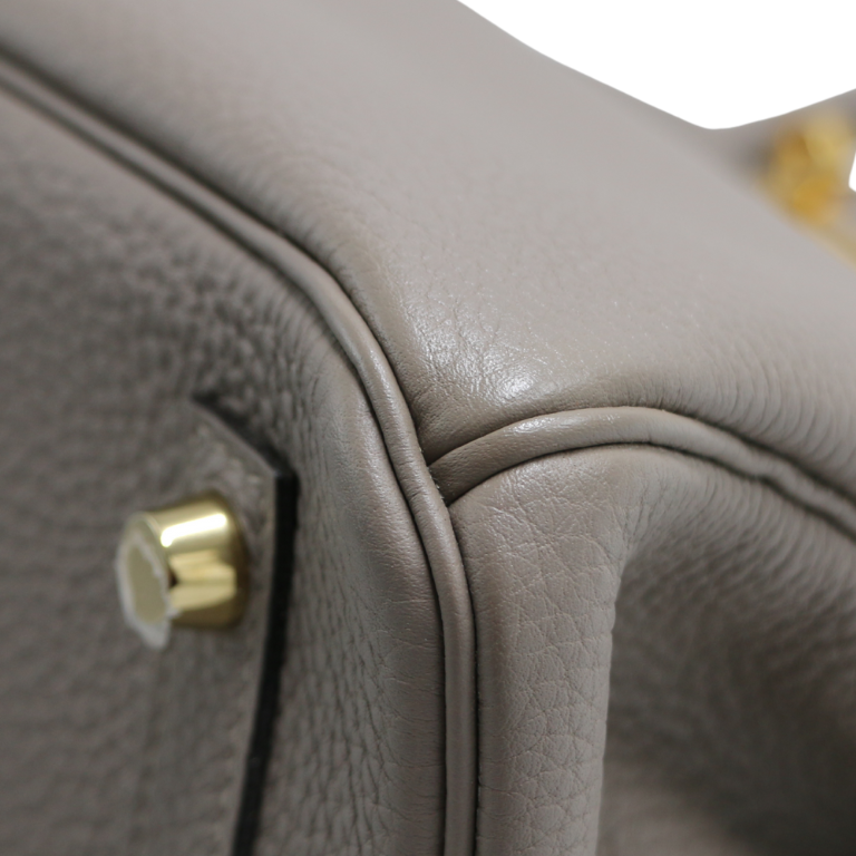 Hermes Birkin 30 Etain Clemence Leather 2018 