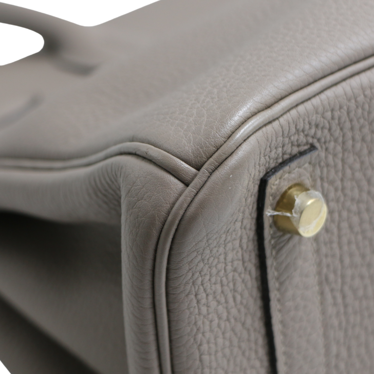 Hermes Birkin 30 Etain Clemence Leather 2018 