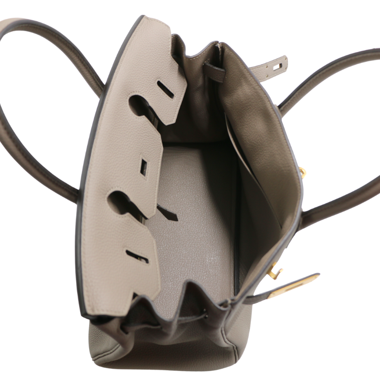 Hermes Birkin 30 Etain Clemence Leather 2018 