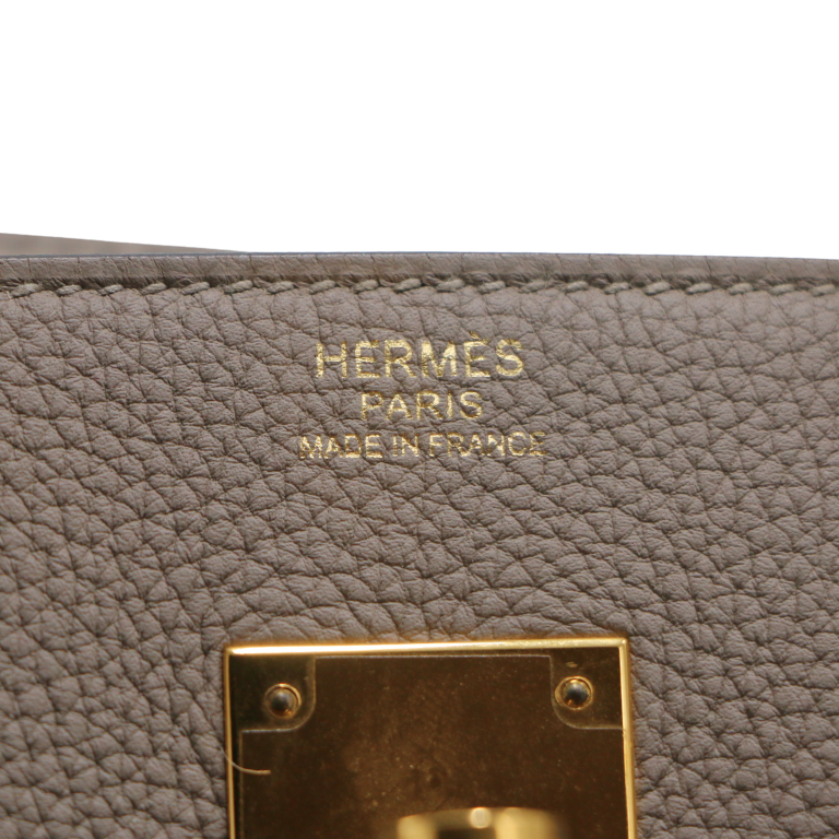 Hermes Birkin 30 Etain Clemence Leather 2018 