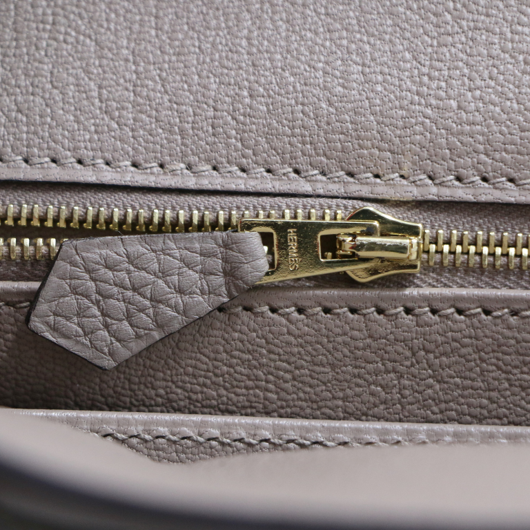 Hermes Birkin 30 Etain Clemence Leather 2018 