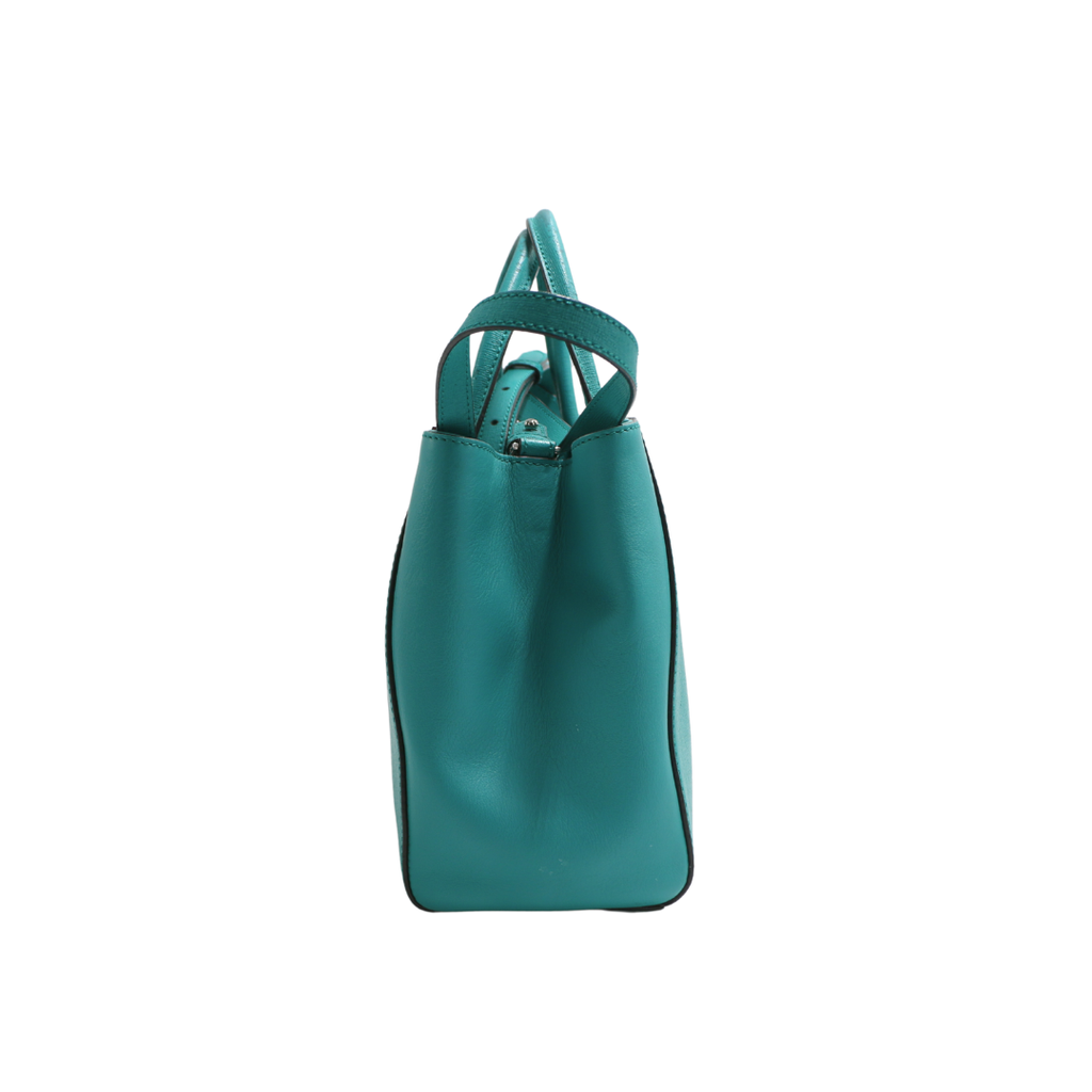 Fendi Vitello Elite Flamingo Petite 2Jours Tote Bag