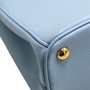 Prada Saffiano Leather Galleria Bag Blue