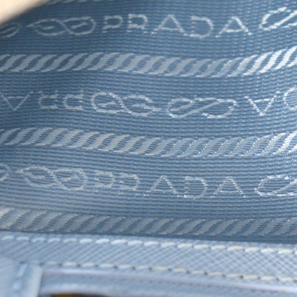 Prada Saffiano Leather Galleria Bag Blue