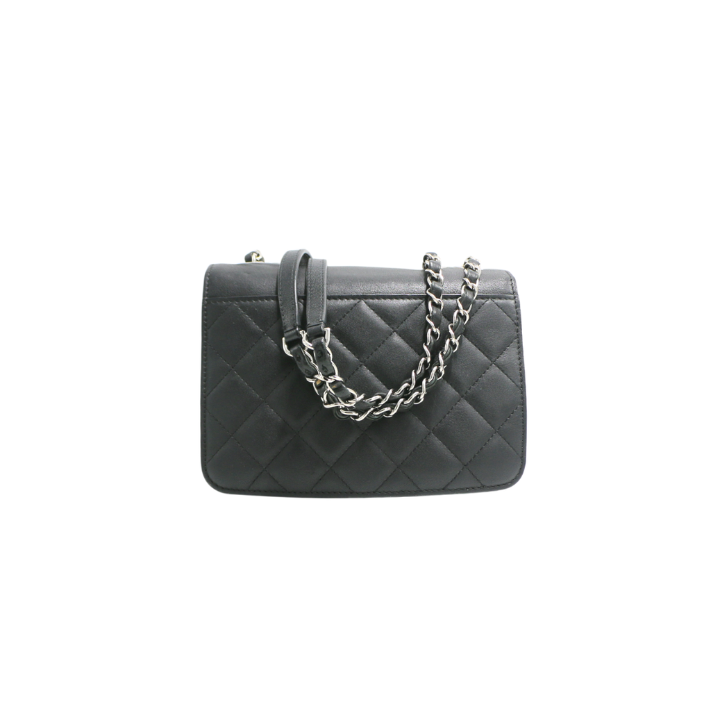 Chanel Caviar Quilted CC Box Flap Black Bag