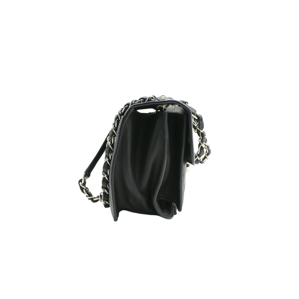 Chanel Caviar Quilted CC Box Flap Black Bag