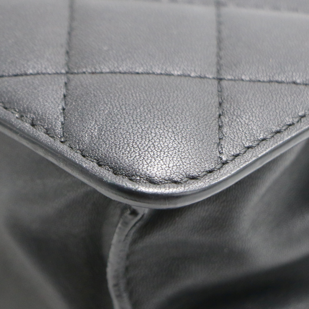 Chanel Caviar Quilted CC Box Flap Black Bag