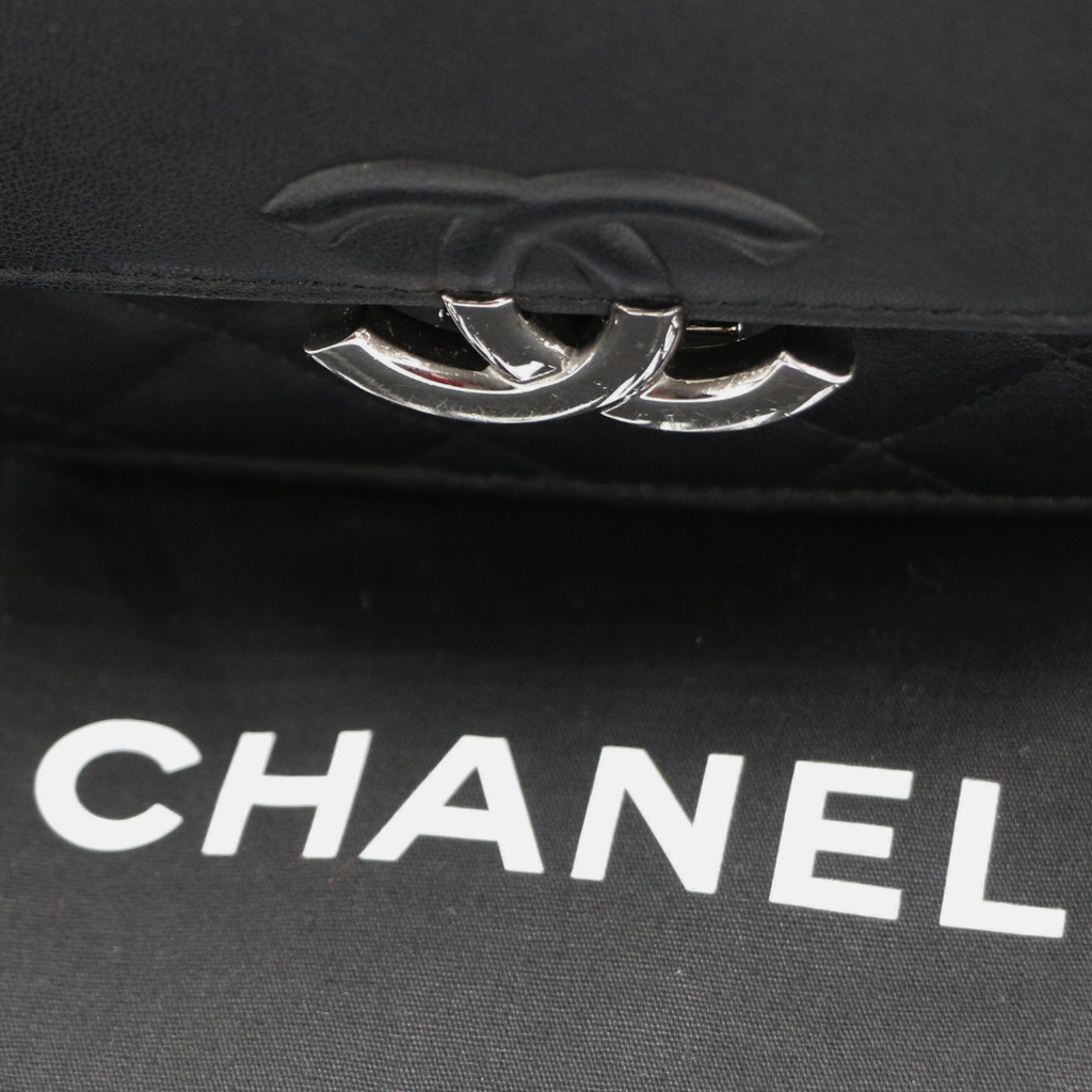 Chanel Caviar Quilted CC Box Flap Black Bag