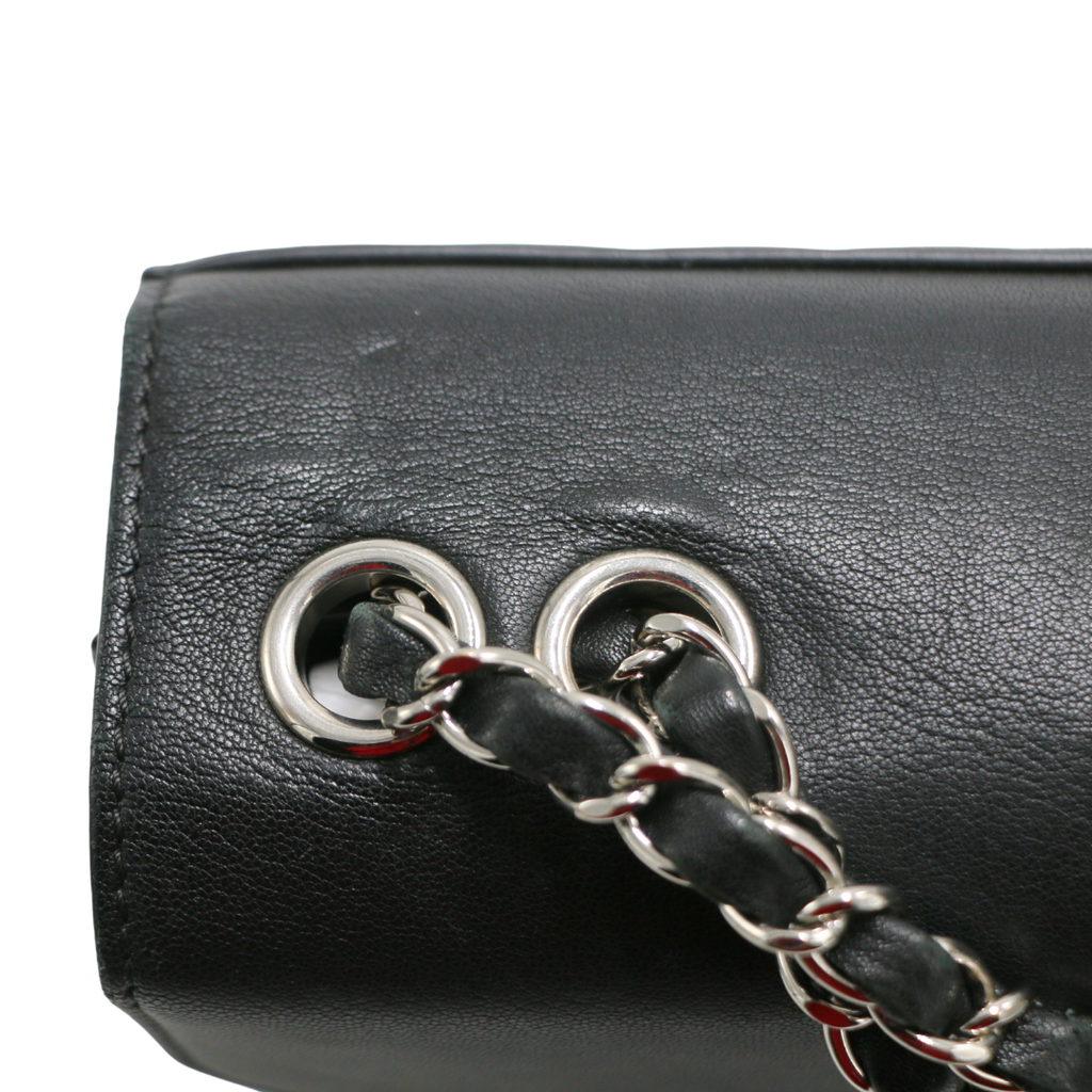 Chanel Caviar Quilted CC Box Flap Black Bag