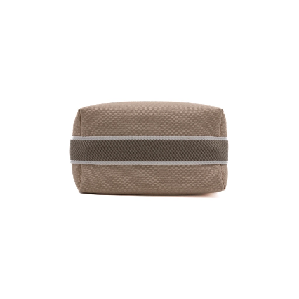 Hermes Canvas Small Bride-A-Brac Pouch Natural