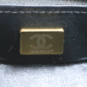 Chanel Lambskin Quilted Top Handle Small Vanity Case Black