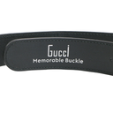 Gucci GG Leather Belt Black 709974 85 34