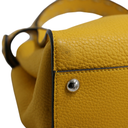 Fendi Vitello Granato Camoscio Selleria Mini Peekaboo Iconic Satchel