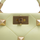 Valentino Small Roman Stud Tote Bag Yellow