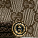 Gucci Monogram Ribbon Cap In Size Small 56 Cm 678544