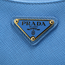 Prada Saffiano Lux Mini Re-Edition Shoulder Bag Blue